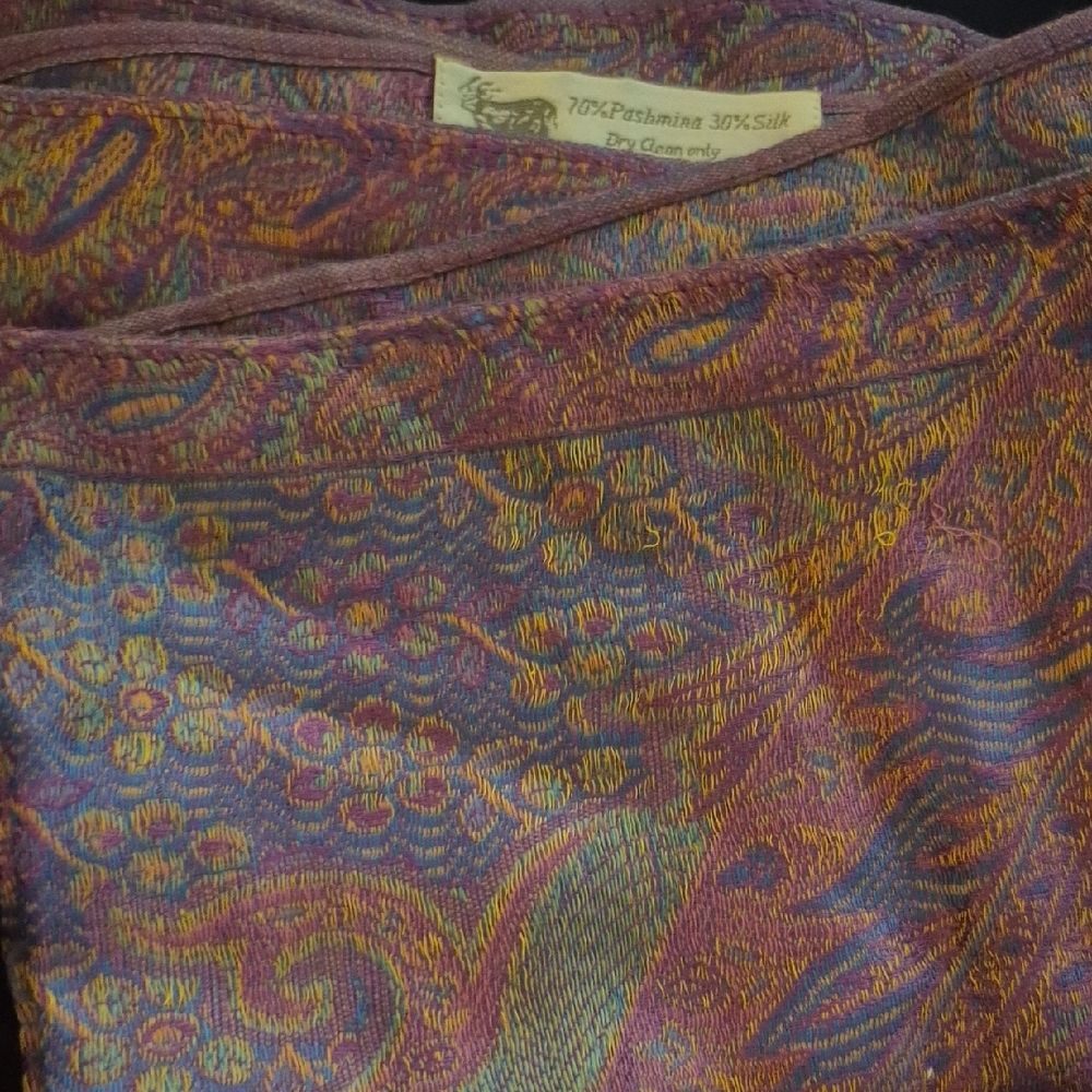Muffler Scarf 3499 Fine Pashmina Wool by Pashmina & Silk